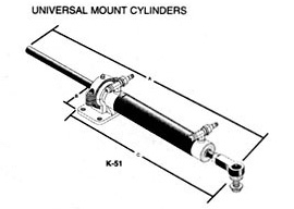 hynautic universal mount cylinder