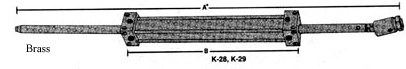 hynautic brass cylinder k-28-29